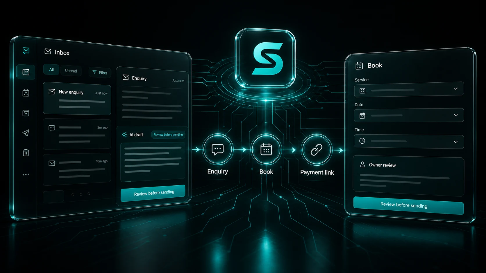 Comments, reviews and messages from several platforms gathered in one Soclo inbox
