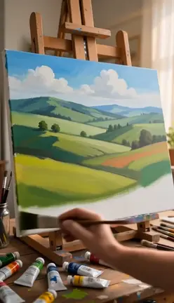 Art process and timelapse: an example of this Soclo template