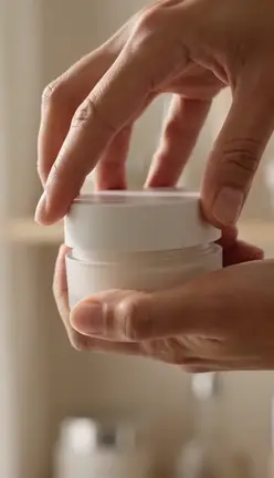 Product-in-hand shots: an example of this Soclo template